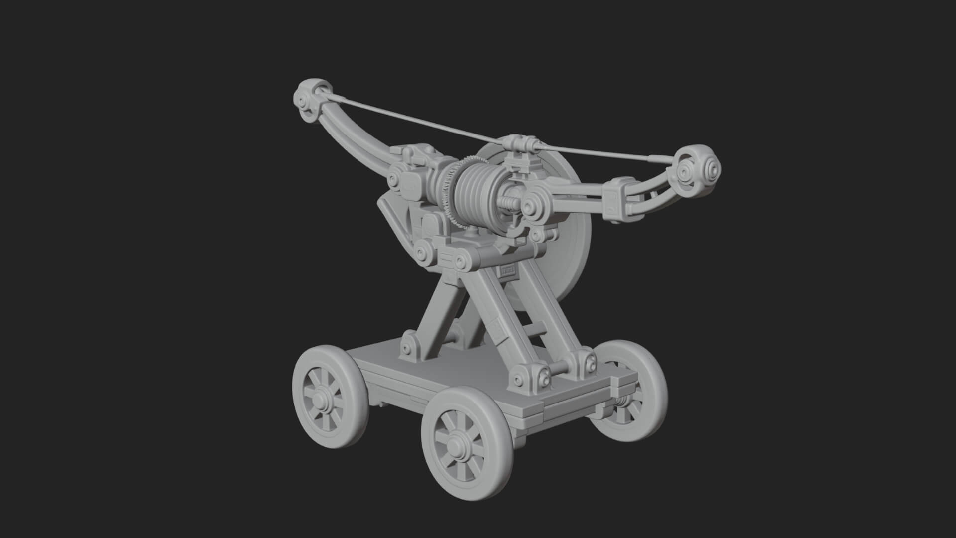 Siege Ballista Model Design 14 3D Print Model 3D Model