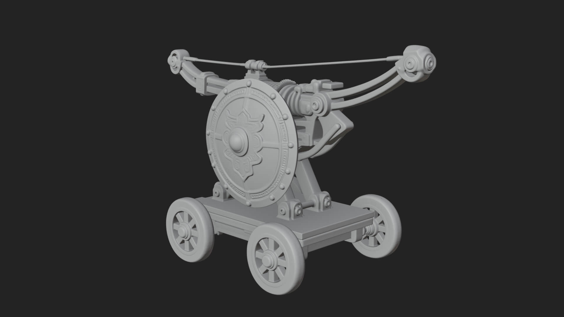 Siege Ballista Model Design 14 3D Print Model 3D Model