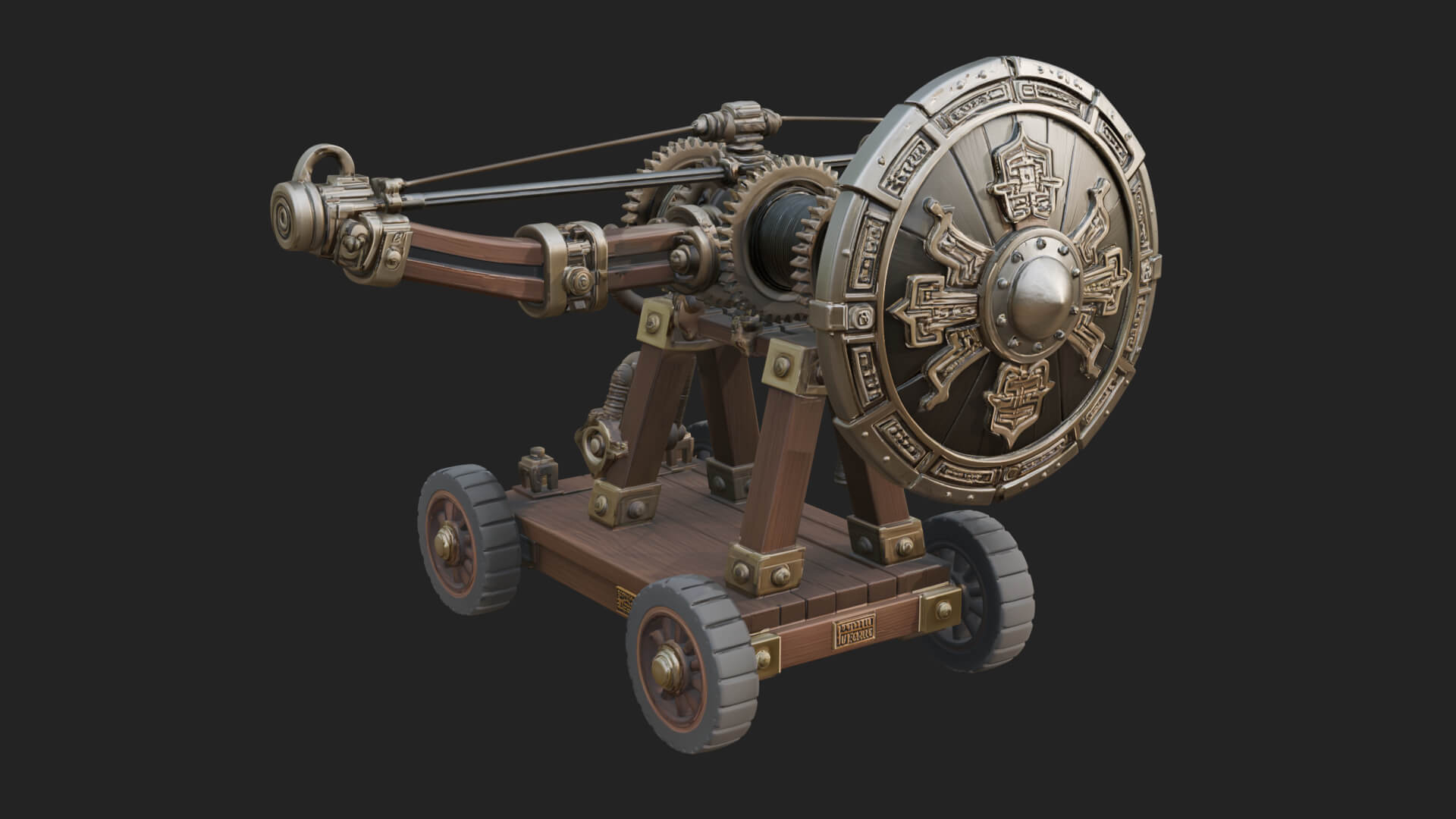 Siege Ballista Model Design 15 3D Print Model 3D Model