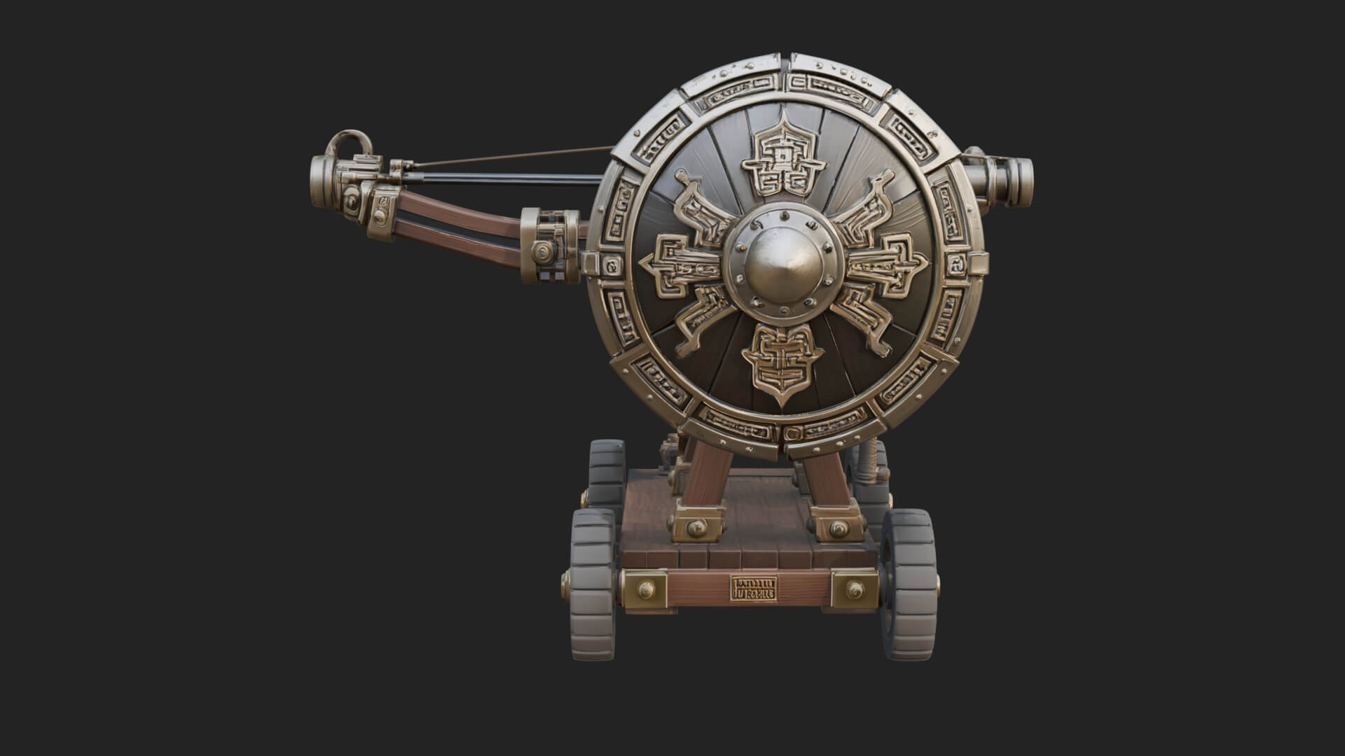 Siege Ballista Model Design 15 3D Print Model 3D Model
