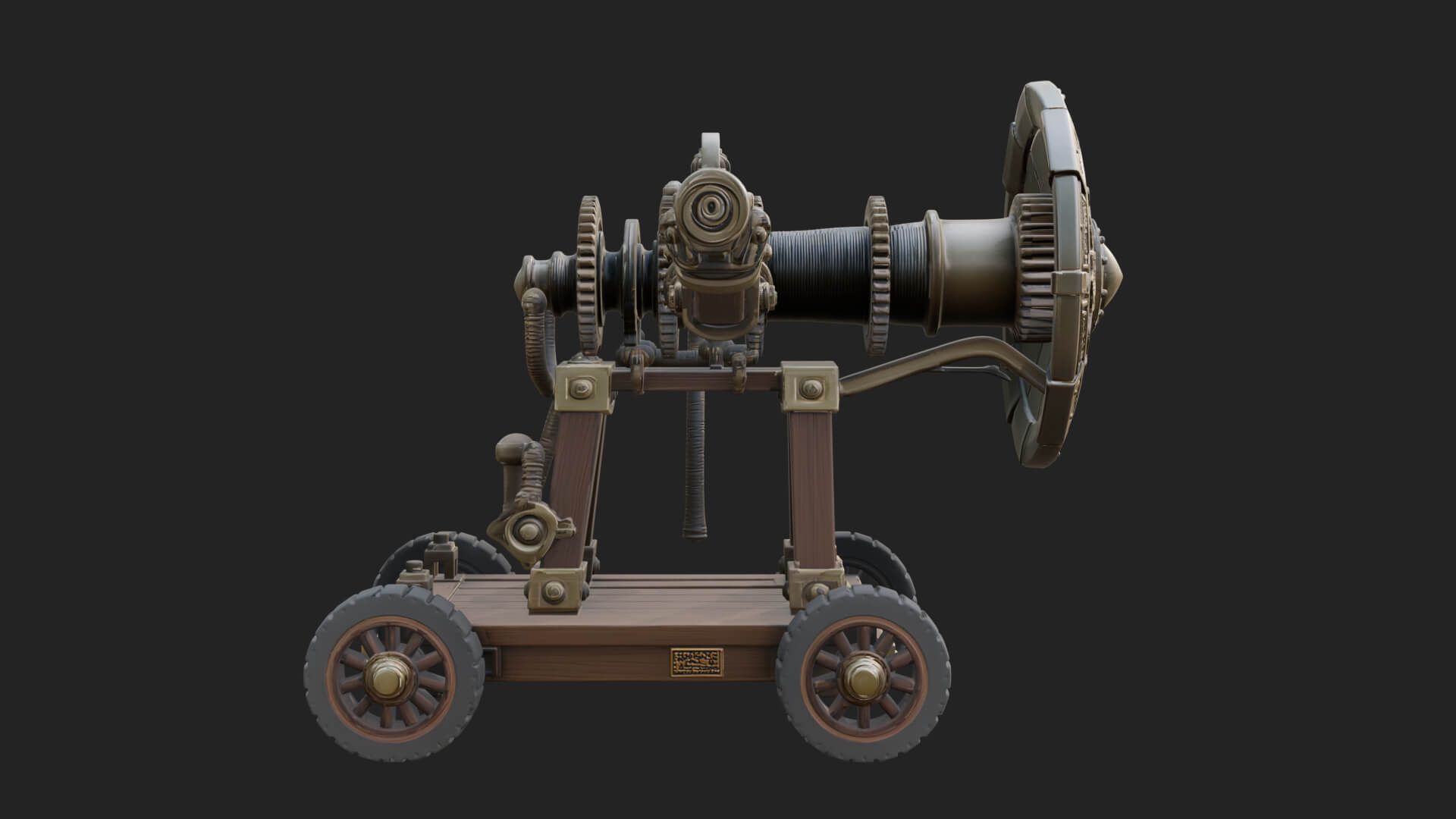 Siege Ballista Model Design 15 3D Print Model 3D Model