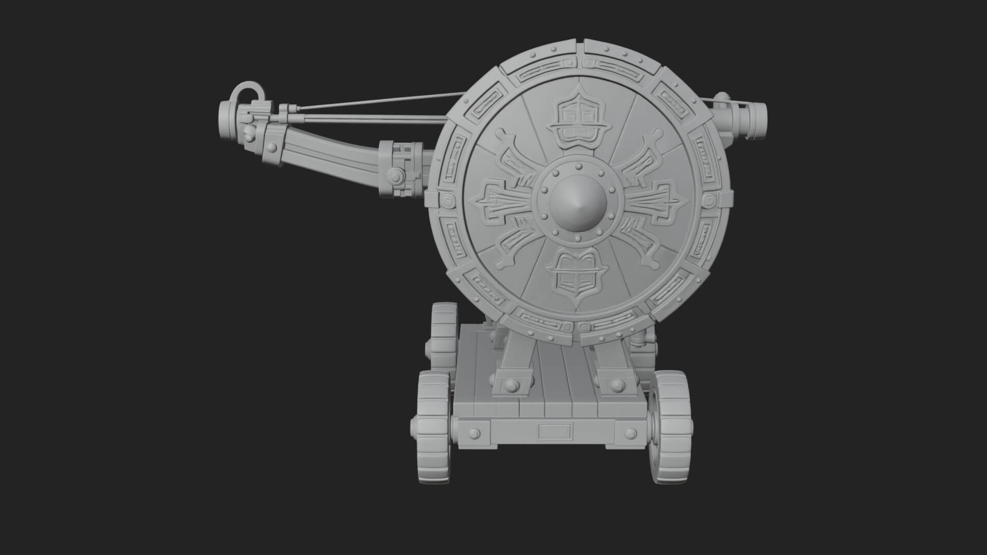 Siege Ballista Model Design 15 3D Print Model 3D Model