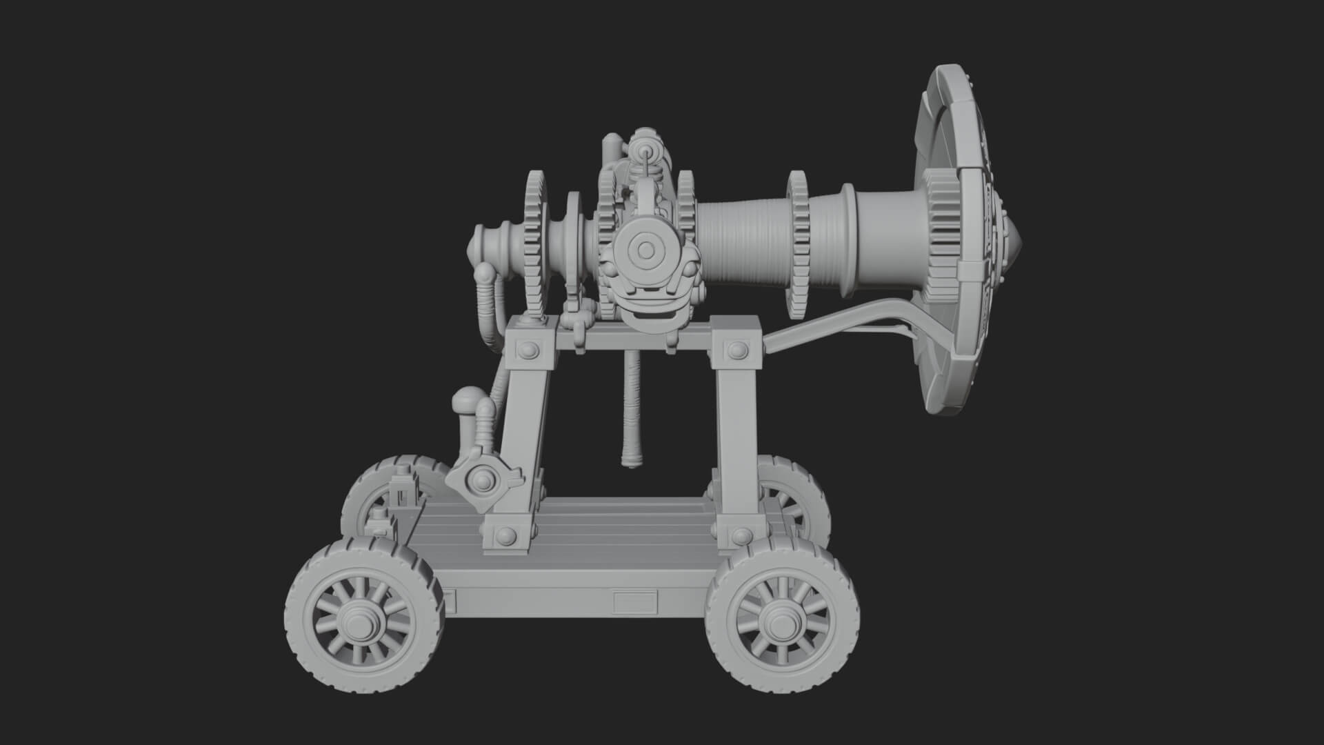 Siege Ballista Model Design 15 3D Print Model 3D Model