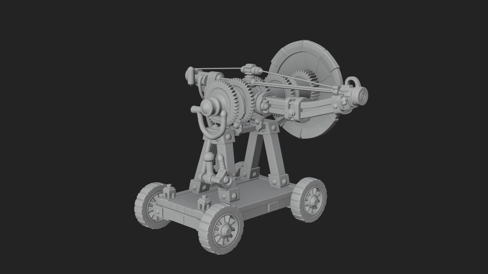Siege Ballista Model Design 15 3D Print Model 3D Model