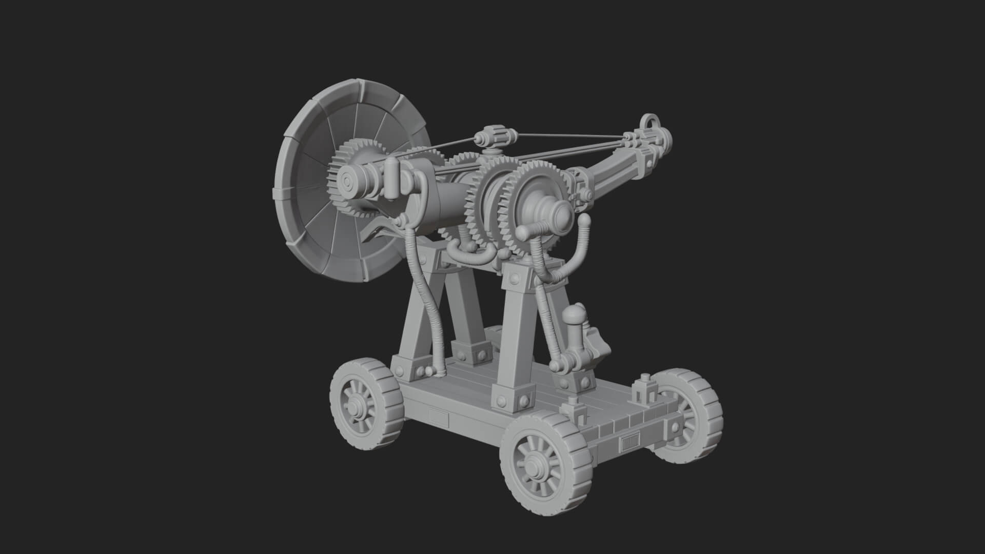 Siege Ballista Model Design 15 3D Print Model 3D Model