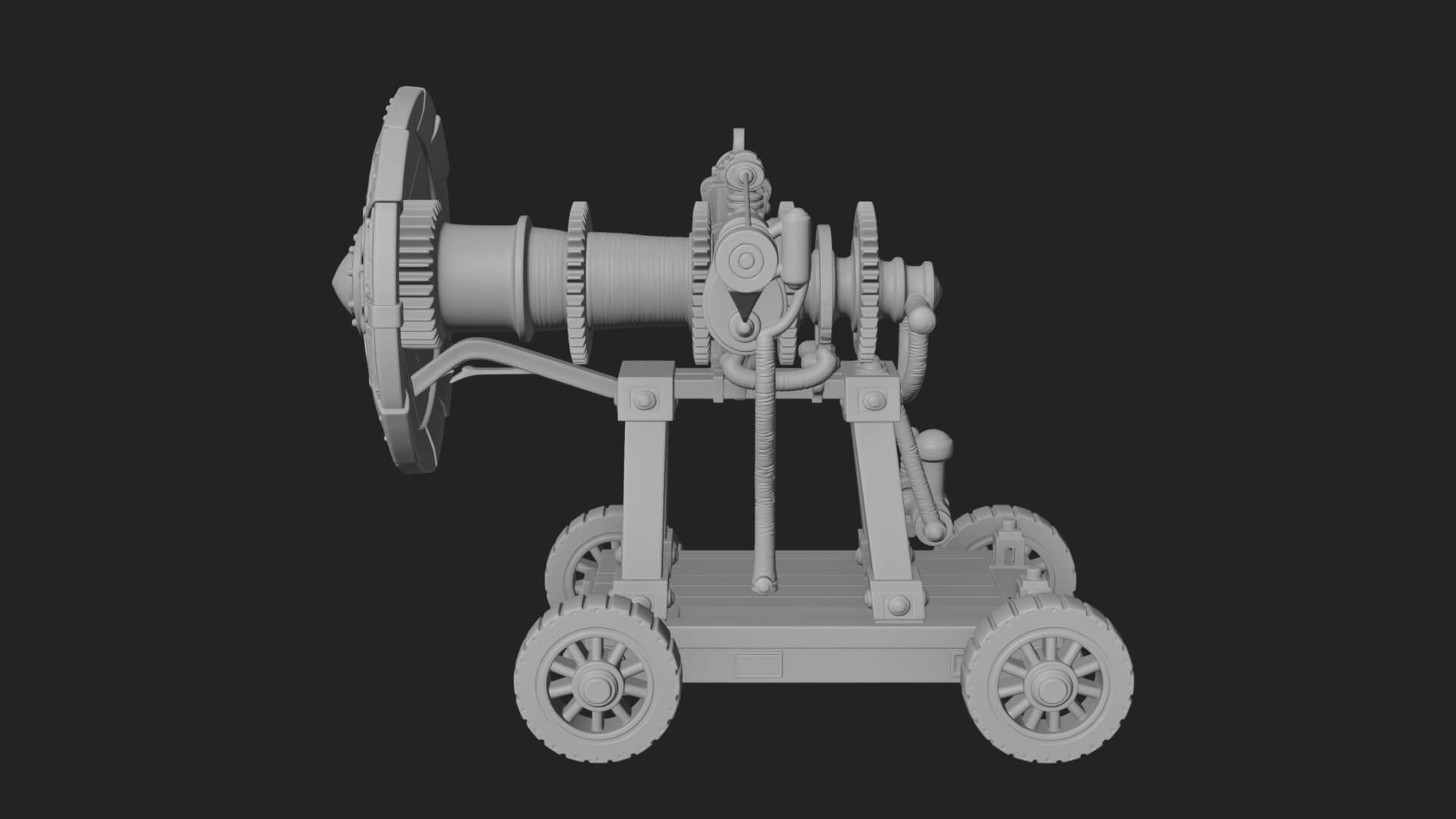 Siege Ballista Model Design 15 3D Print Model 3D Model