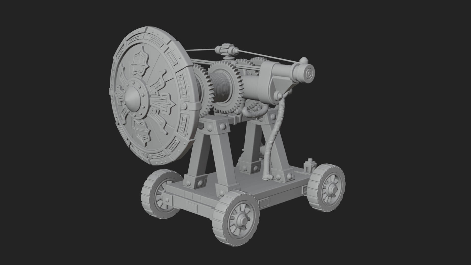 Siege Ballista Model Design 15 3D Print Model 3D Model