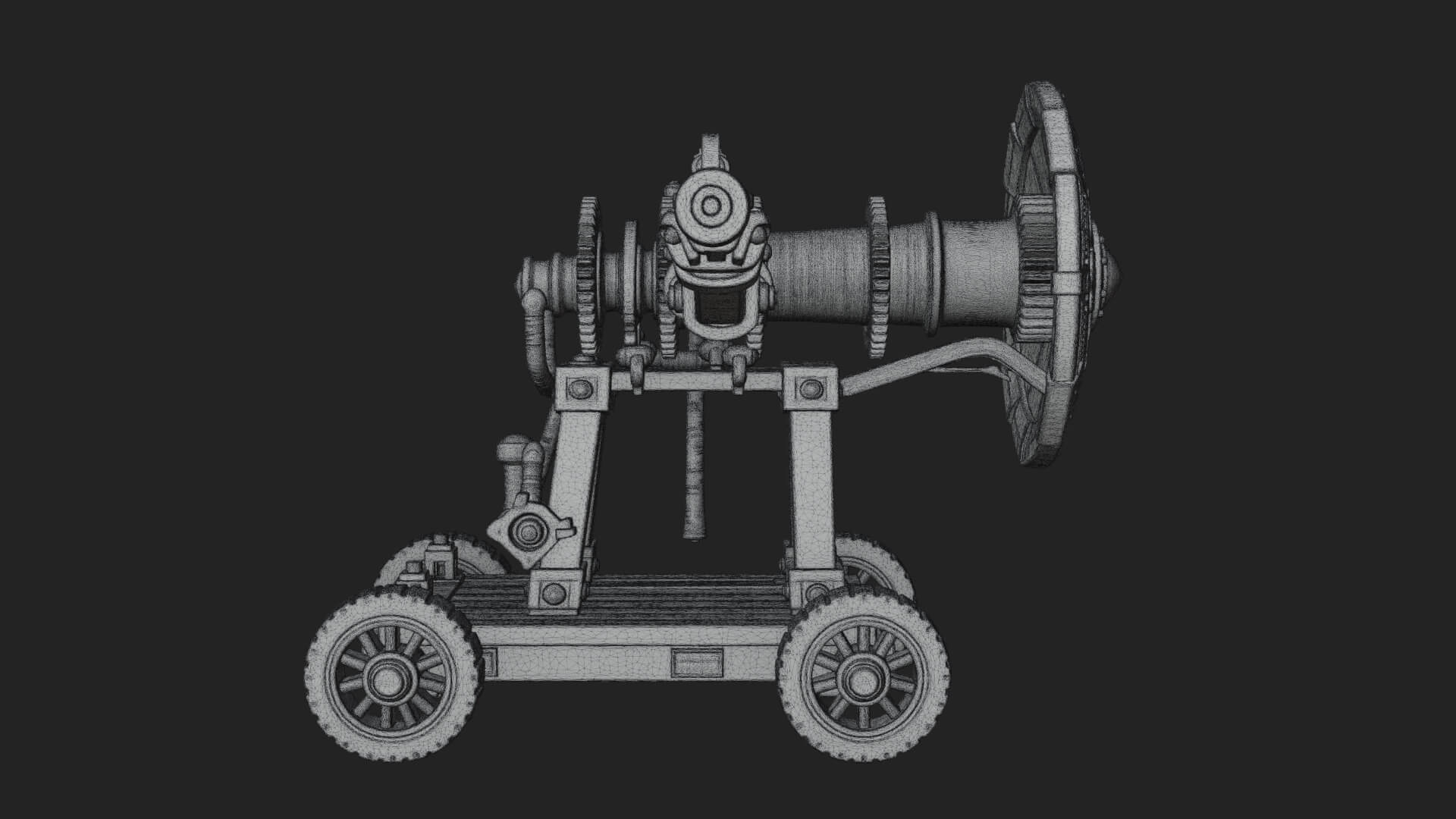 Siege Ballista Model Design 15 3D Print Model 3D Model