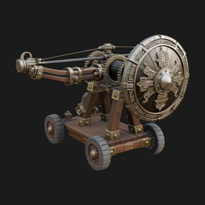 Siege Ballista Model Design 15 3D Print Model