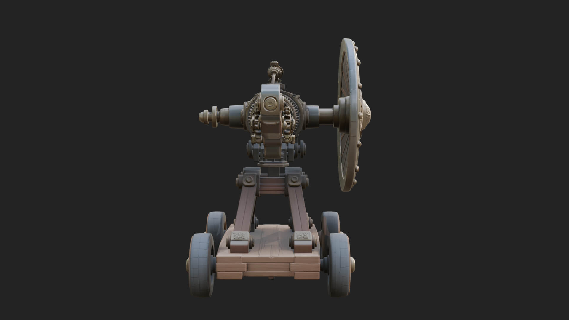 Siege Ballista Model Design 16 3D Print Model 3D Model