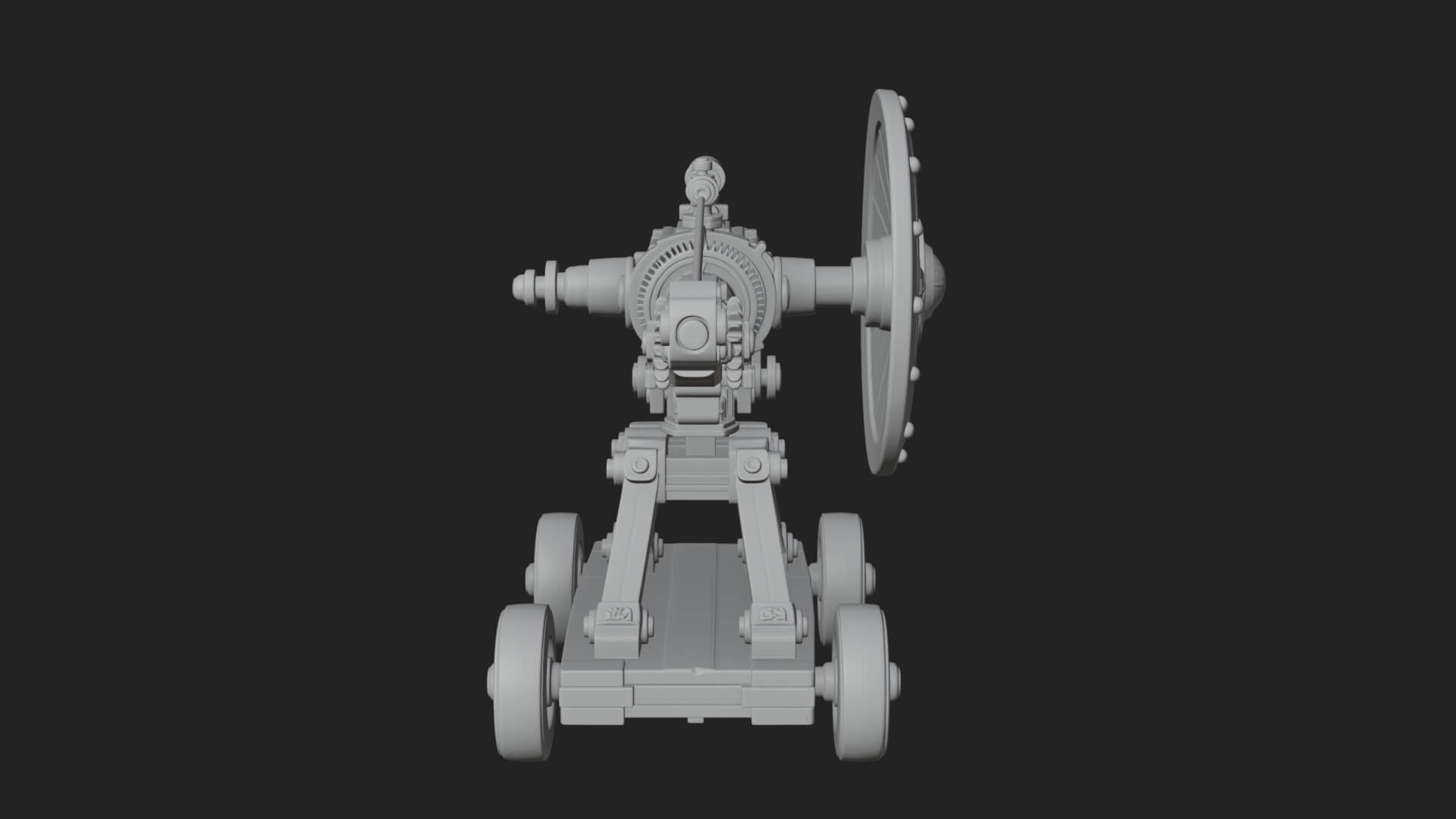 Siege Ballista Model Design 16 3D Print Model 3D Model