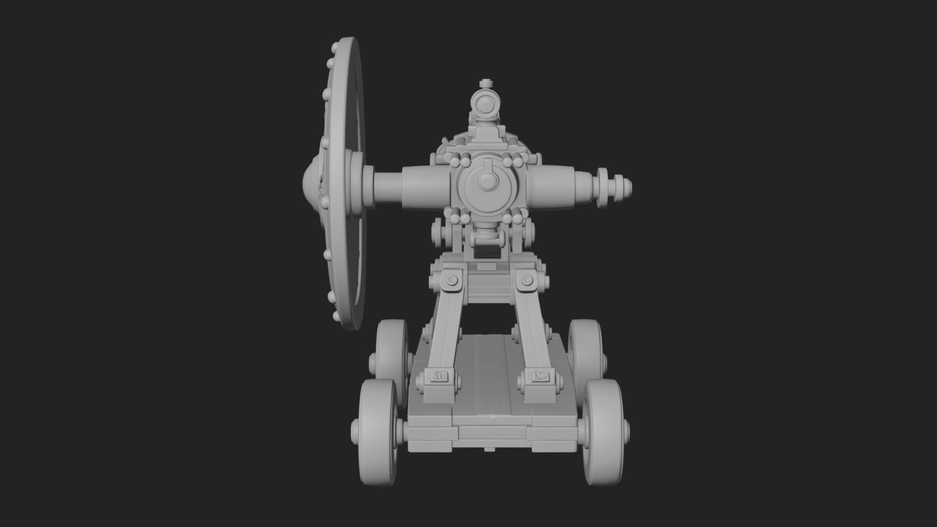 Siege Ballista Model Design 16 3D Print Model 3D Model