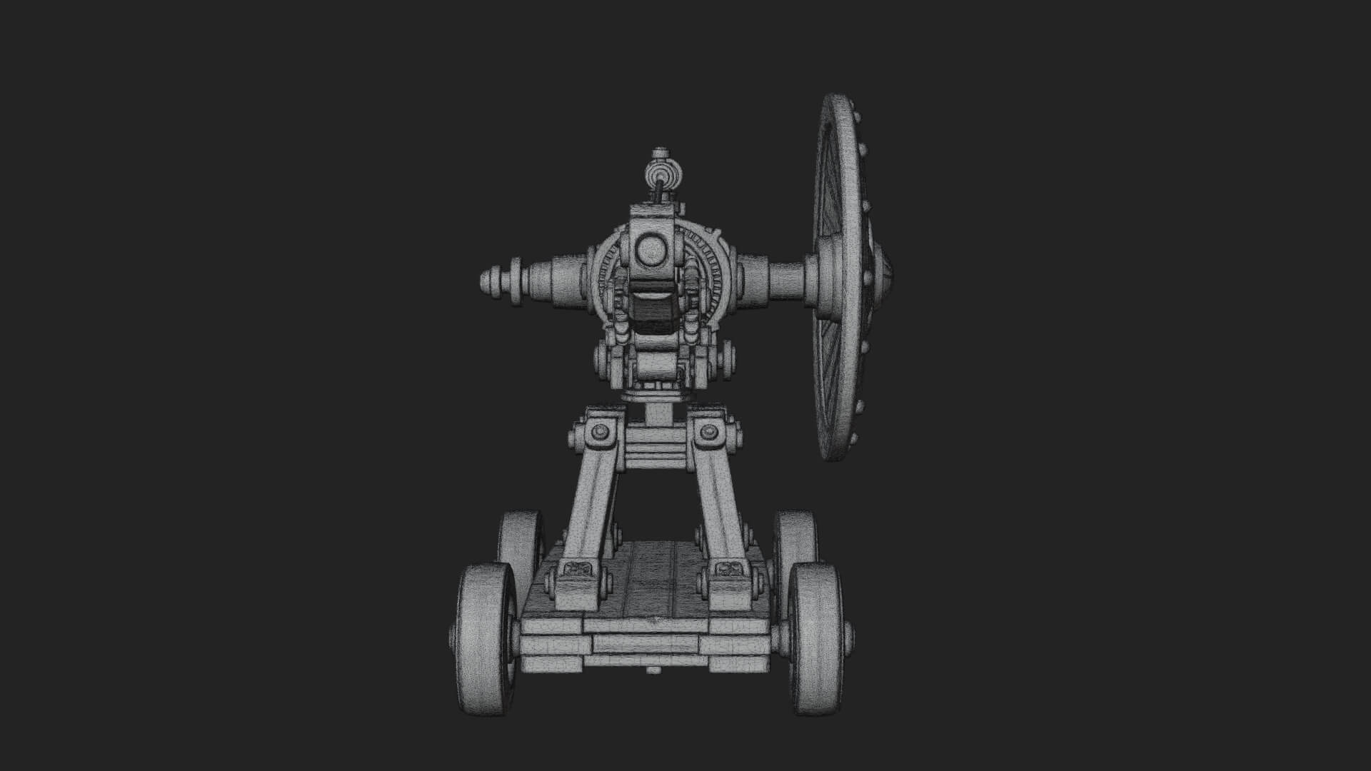 Siege Ballista Model Design 16 3D Print Model 3D Model