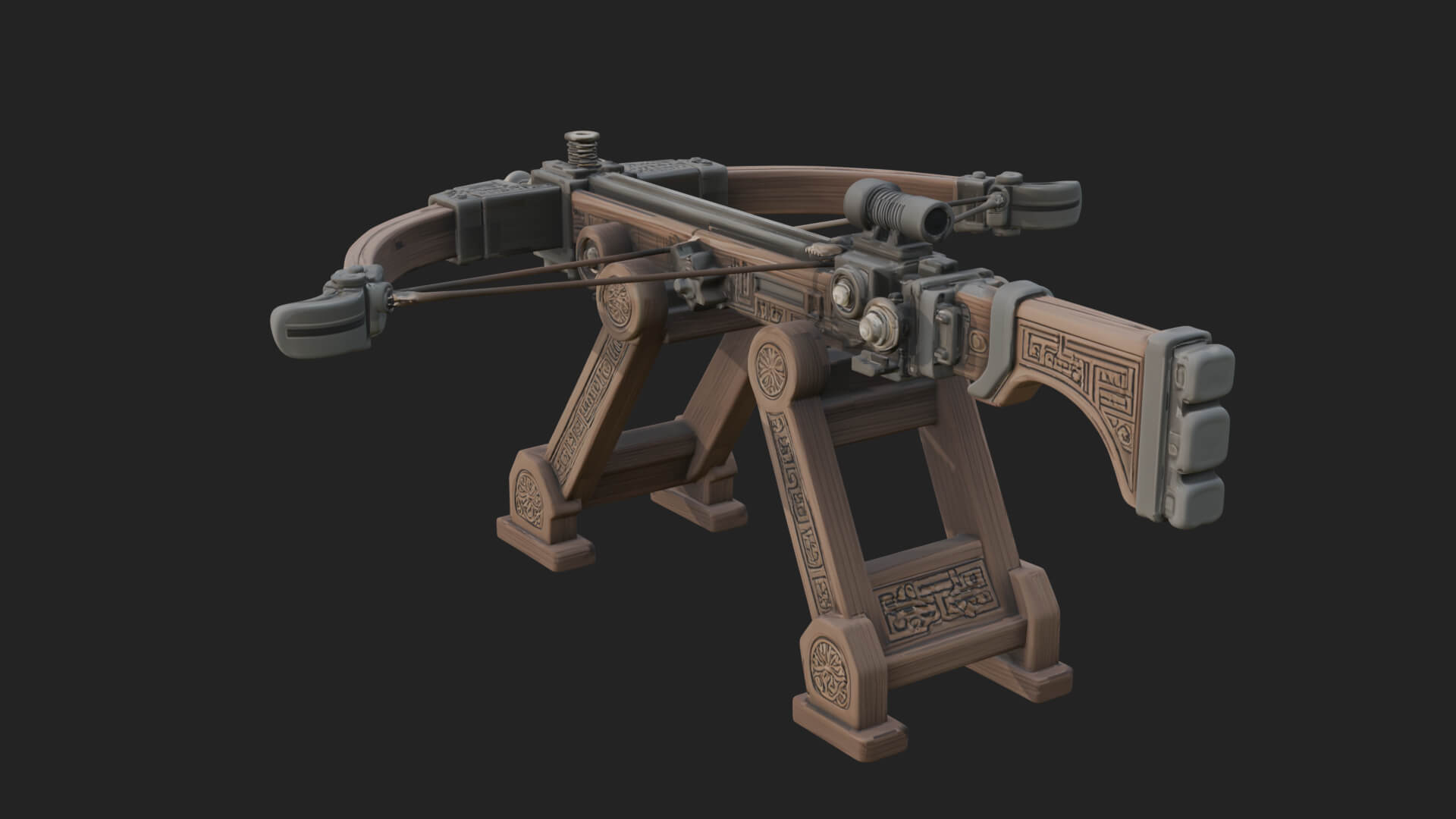 Siege Ballista Model Design 17 3D Print Model 3D Model