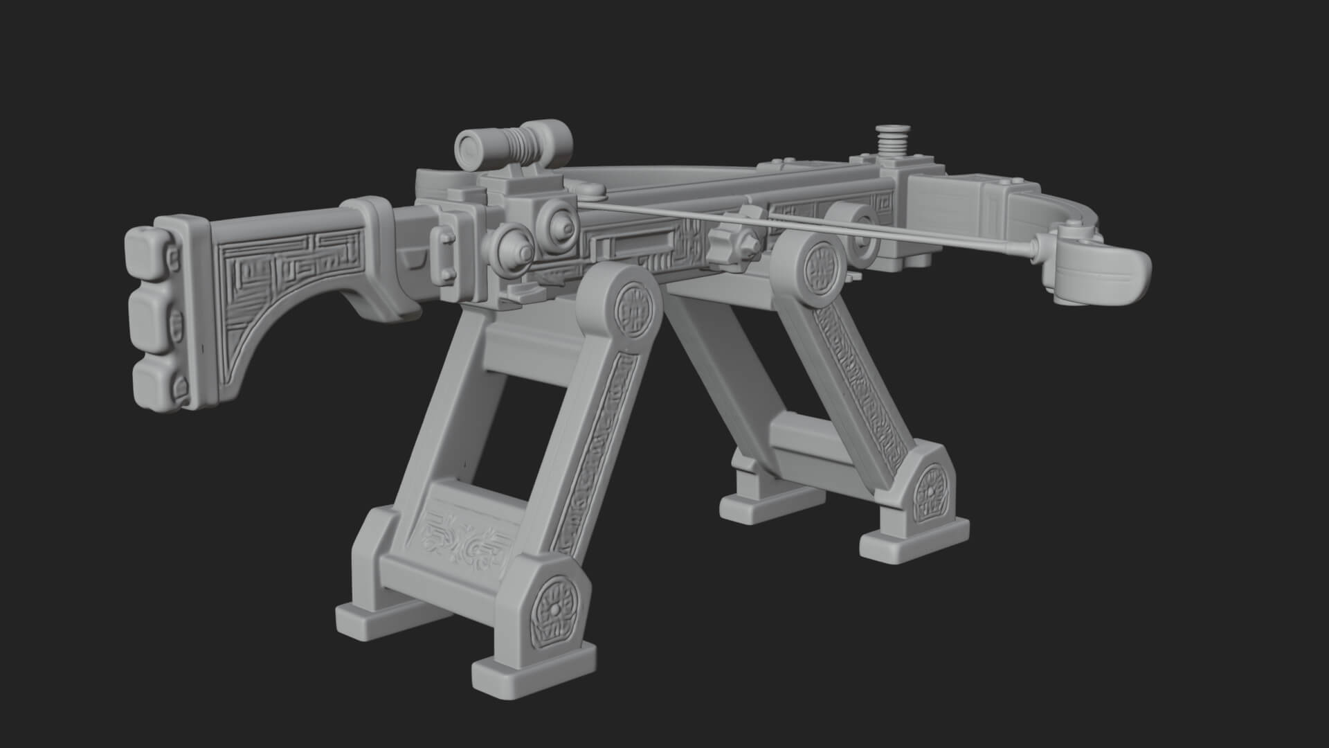 Siege Ballista Model Design 17 3D Print Model 3D Model