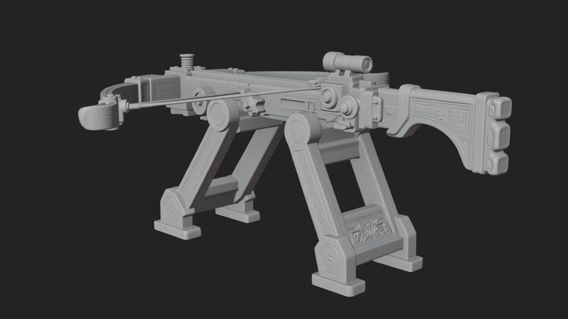 Siege Ballista Model Design 17 3D Print Model 3D Model