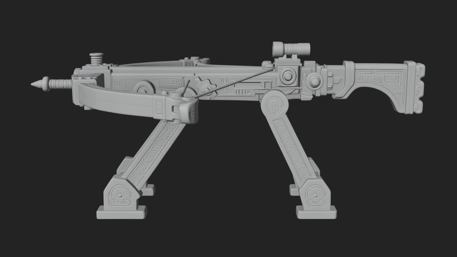Siege Ballista Model Design 17 3D Print Model 3D Model