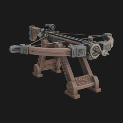 Siege Ballista Model Design 17 3D Print Model