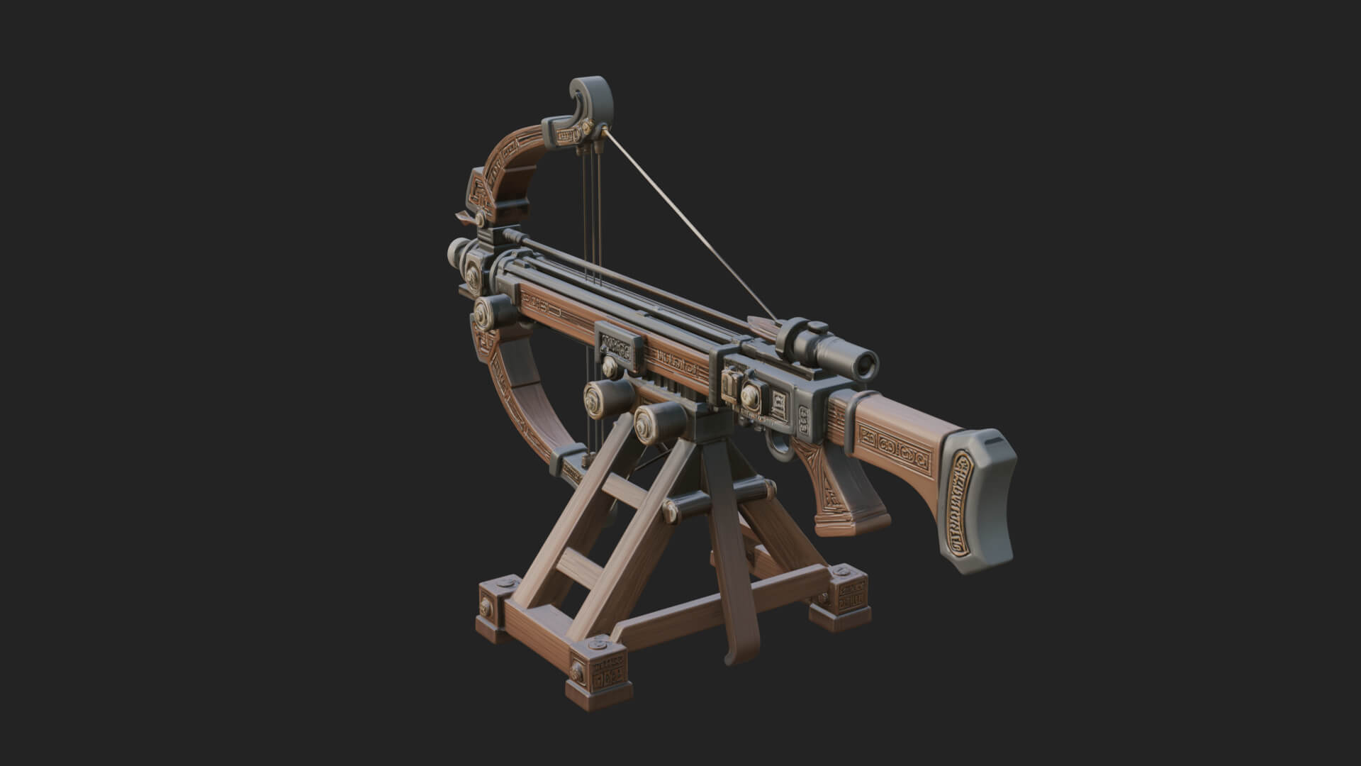 Siege Ballista Model Design 18 3D Print Model 3D Model