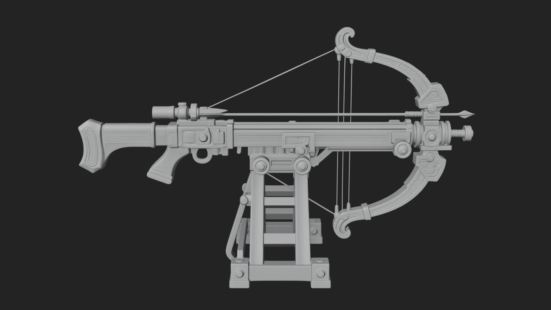 Siege Ballista Model Design 18 3D Print Model 3D Model
