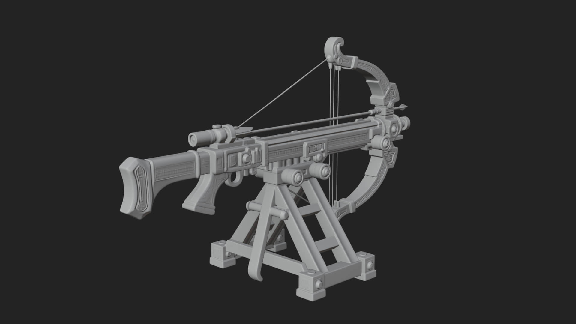 Siege Ballista Model Design 18 3D Print Model 3D Model
