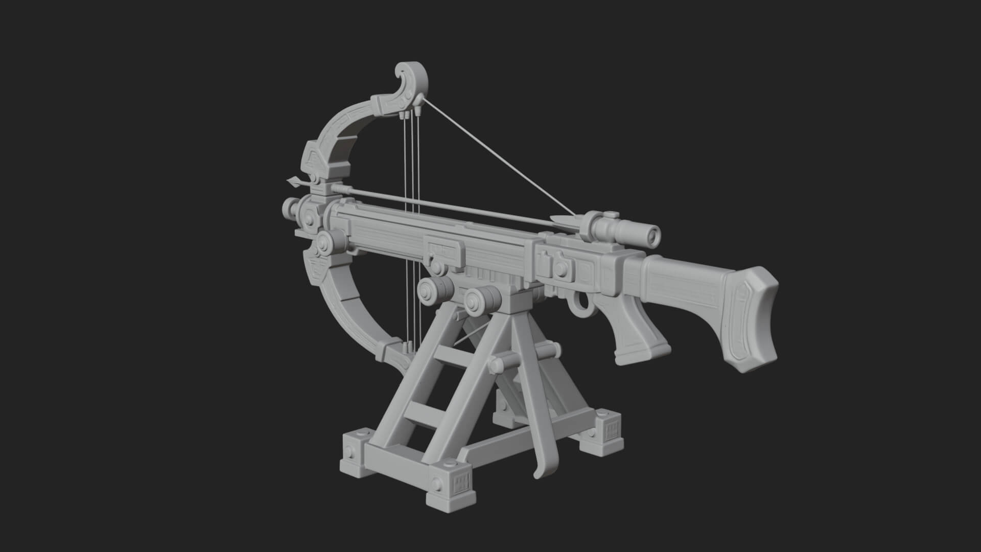 Siege Ballista Model Design 18 3D Print Model 3D Model