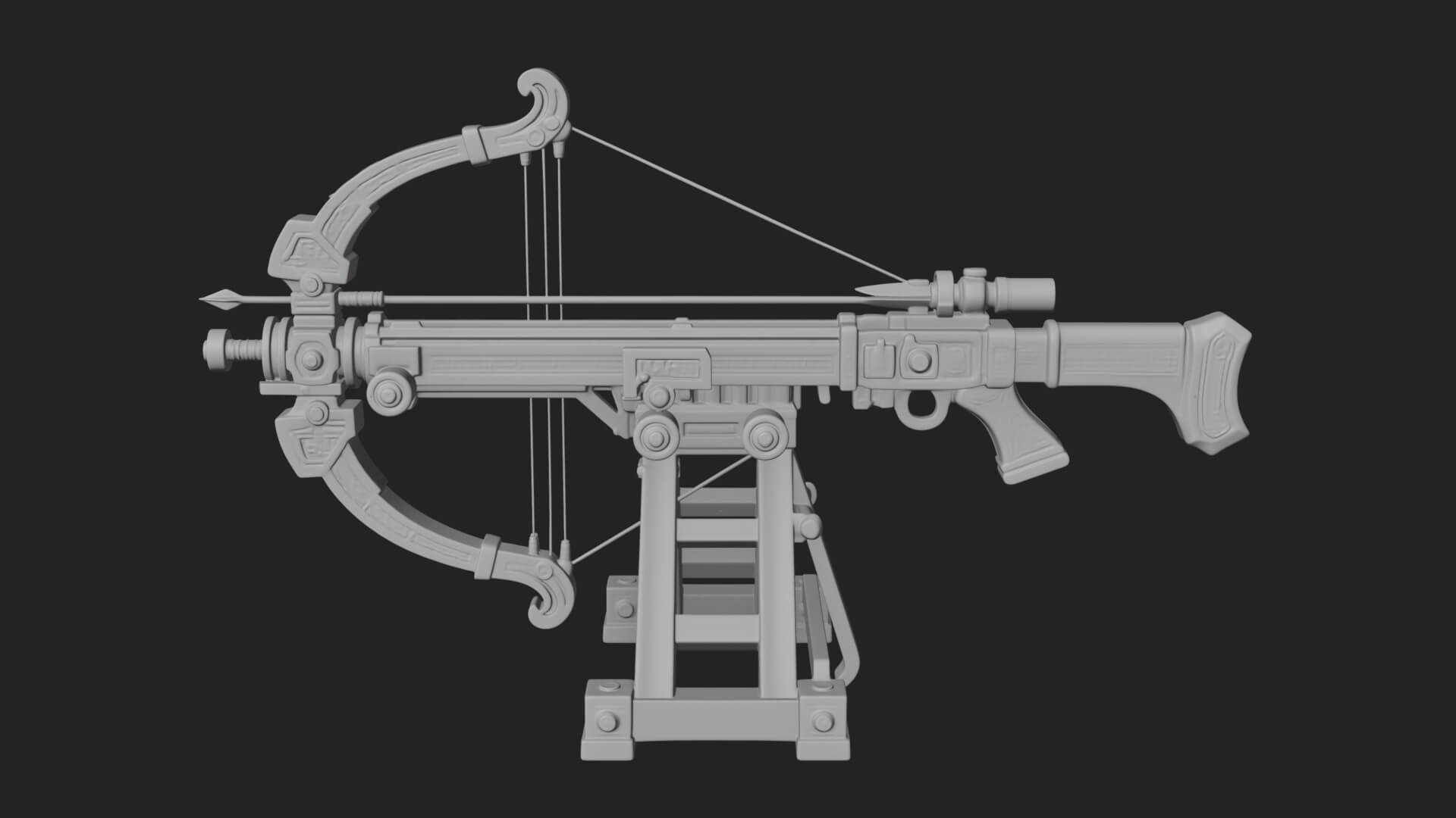 Siege Ballista Model Design 18 3D Print Model 3D Model