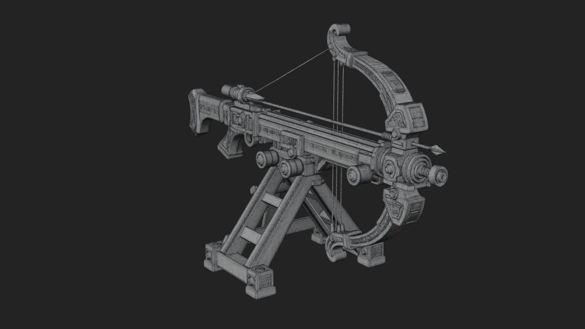 Siege Ballista Model Design 18 3D Print Model 3D Model