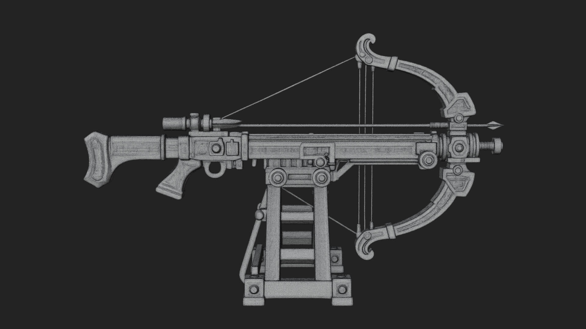 Siege Ballista Model Design 18 3D Print Model 3D Model