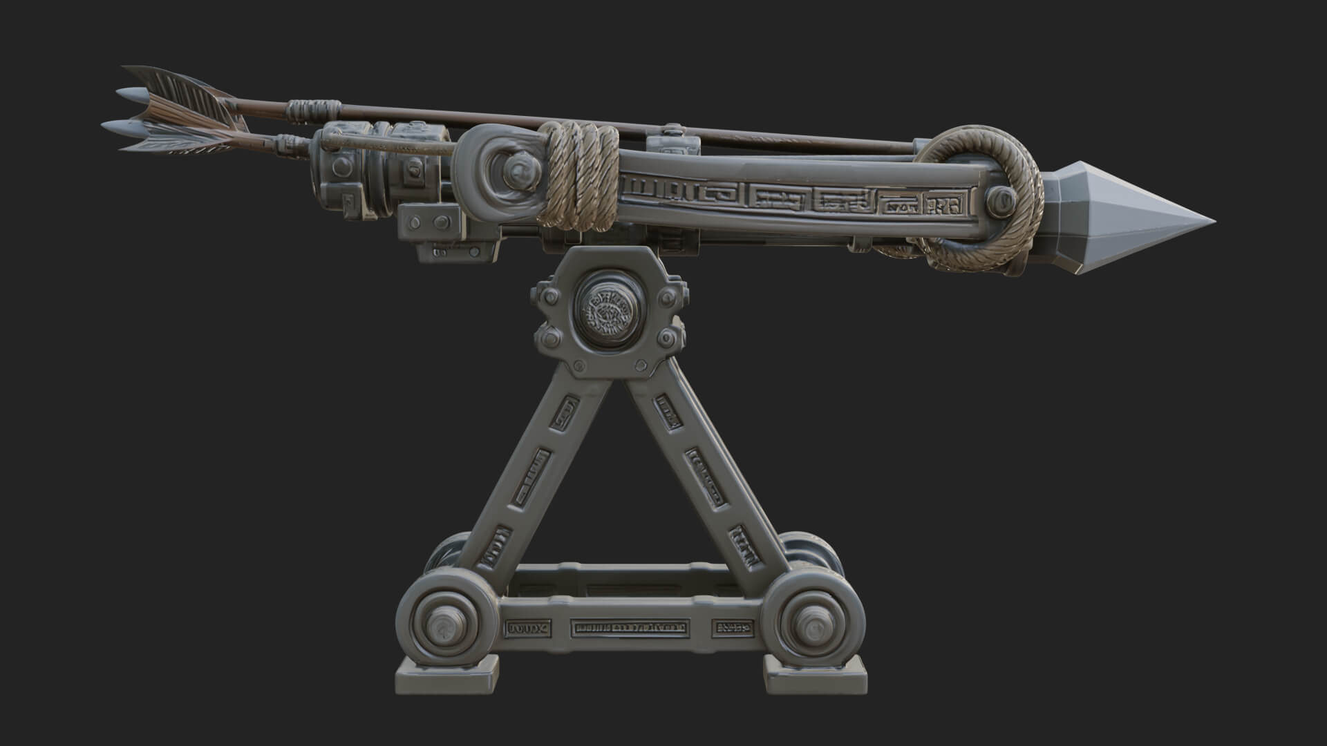 Siege Ballista Model Design 2 3D Print Model 3D Model