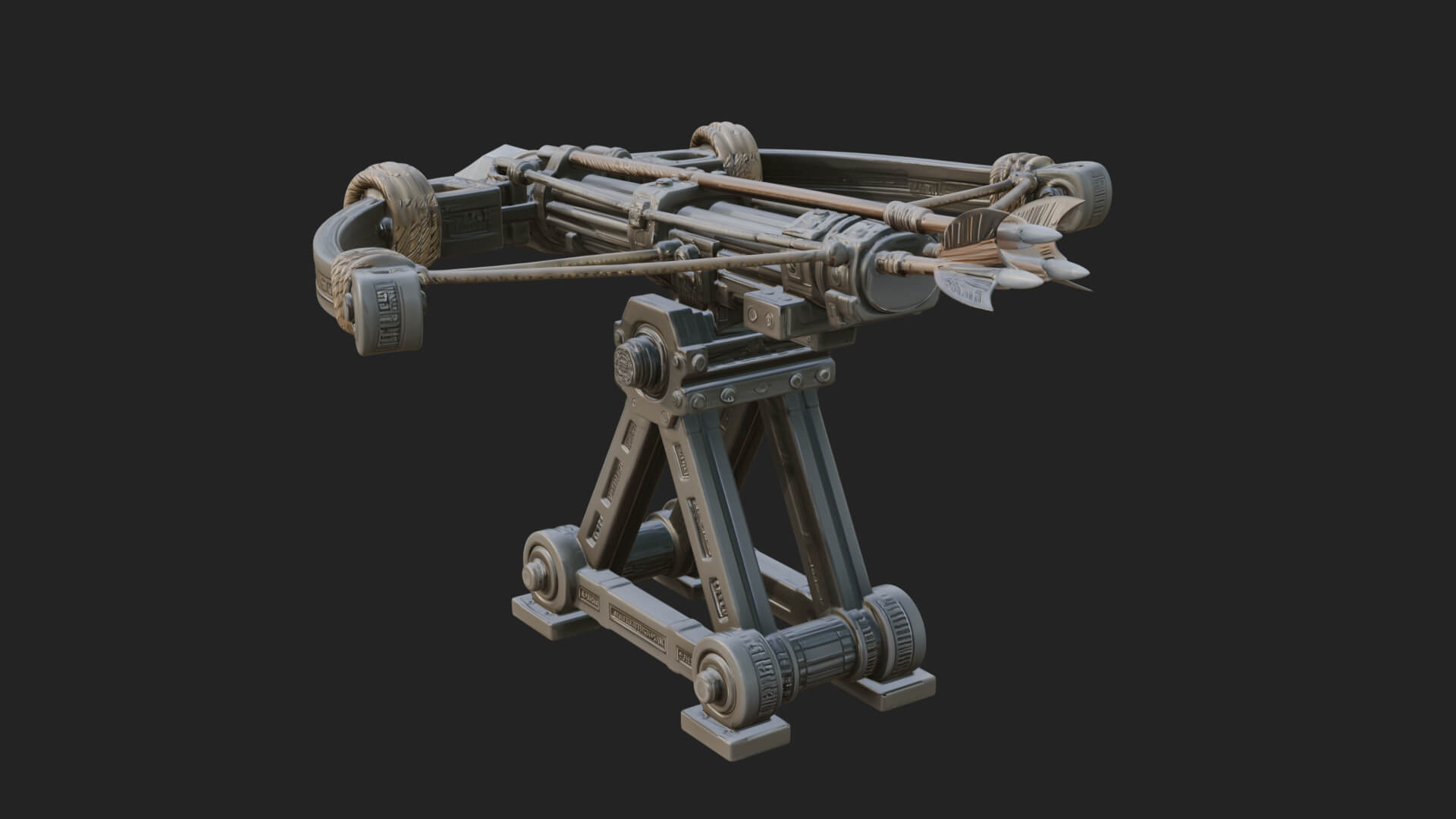 Siege Ballista Model Design 2 3D Print Model 3D Model