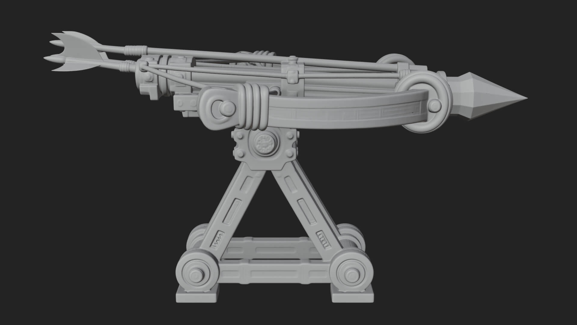 Siege Ballista Model Design 2 3D Print Model 3D Model