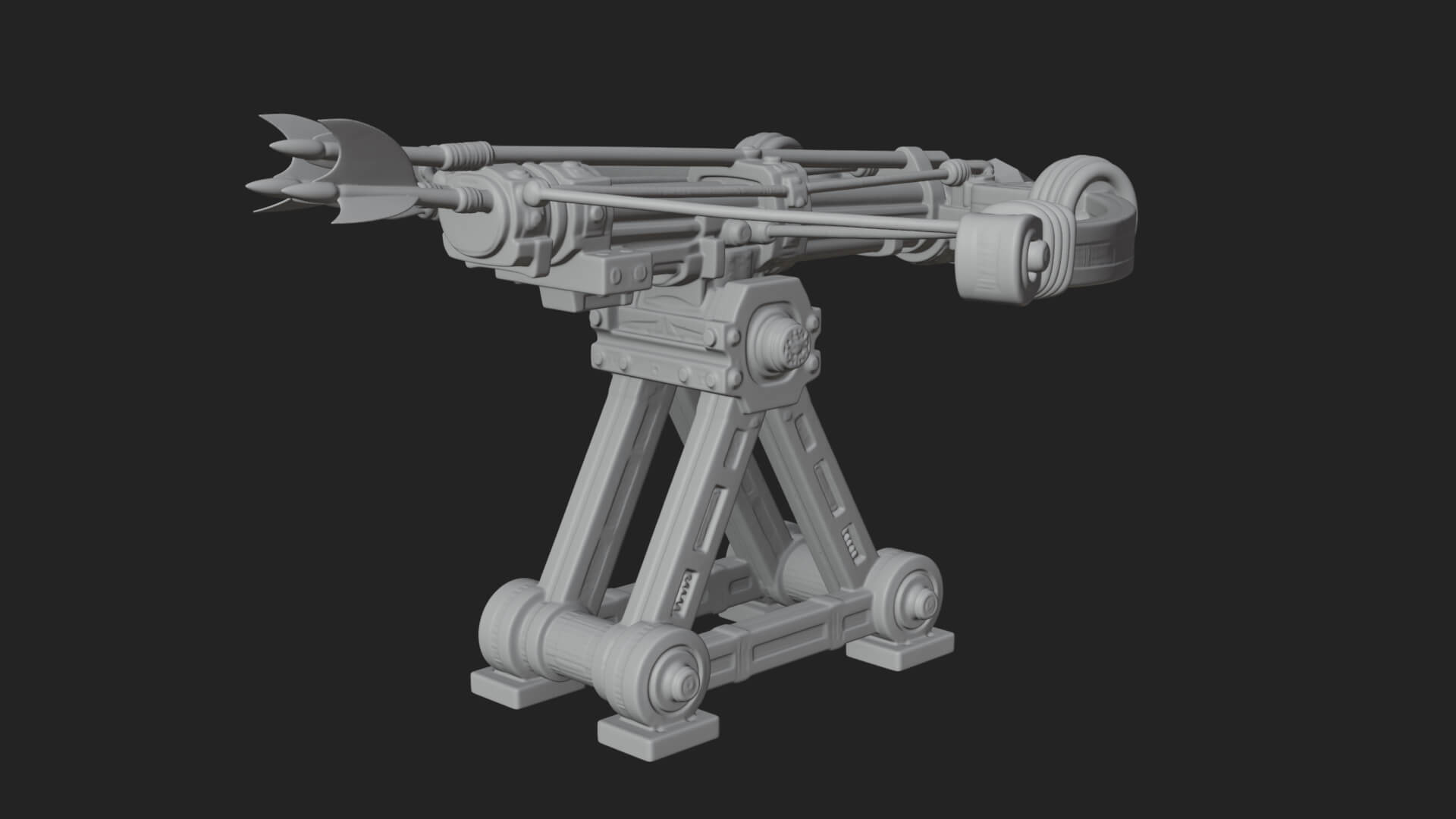 Siege Ballista Model Design 2 3D Print Model 3D Model