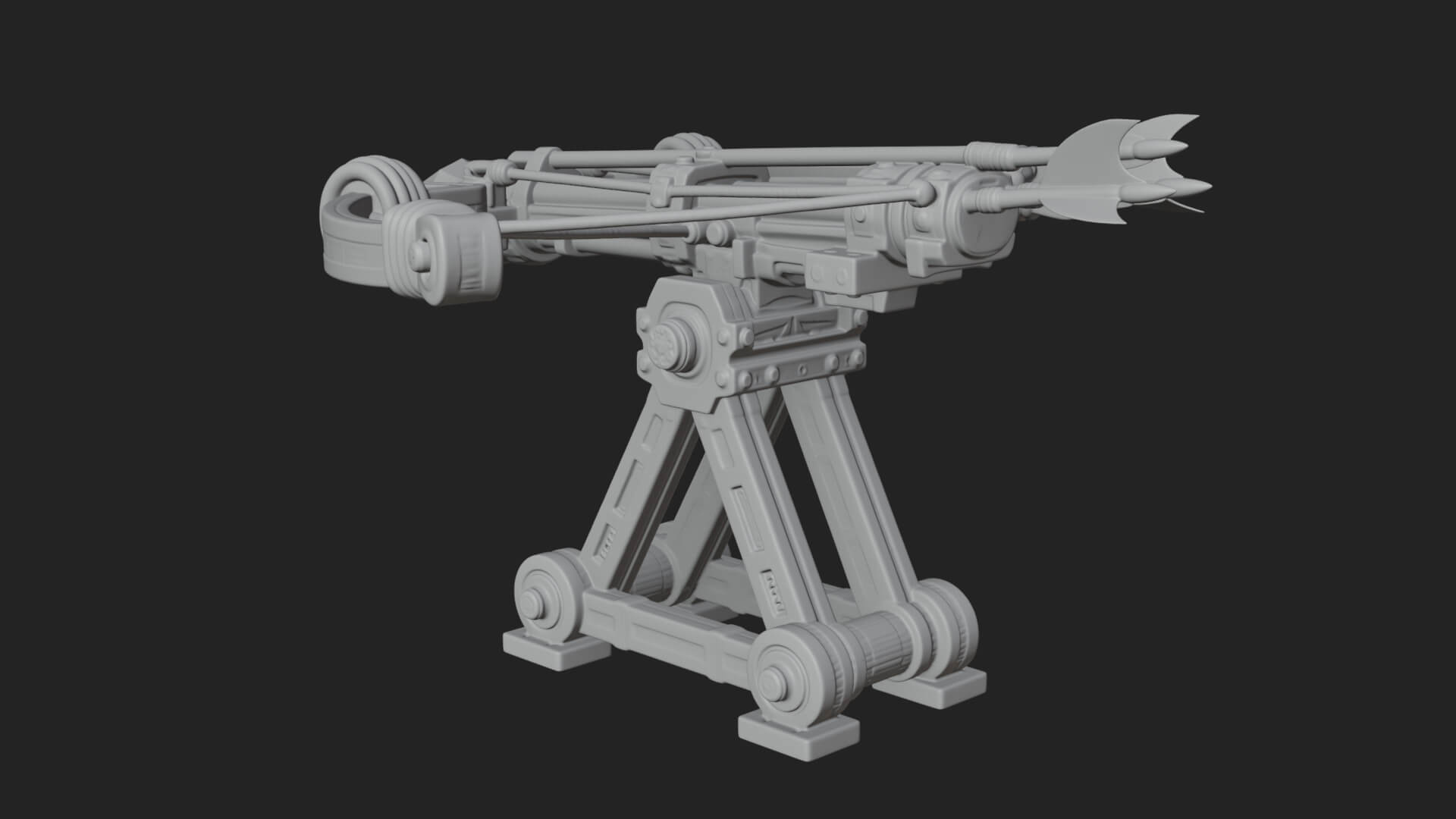 Siege Ballista Model Design 2 3D Print Model 3D Model