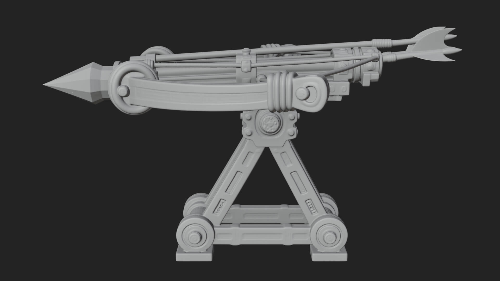 Siege Ballista Model Design 2 3D Print Model 3D Model