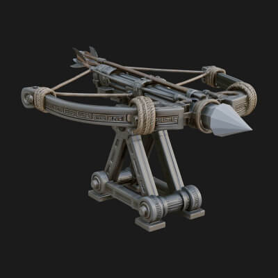 Siege Ballista Model Design 2 3D Print Model
