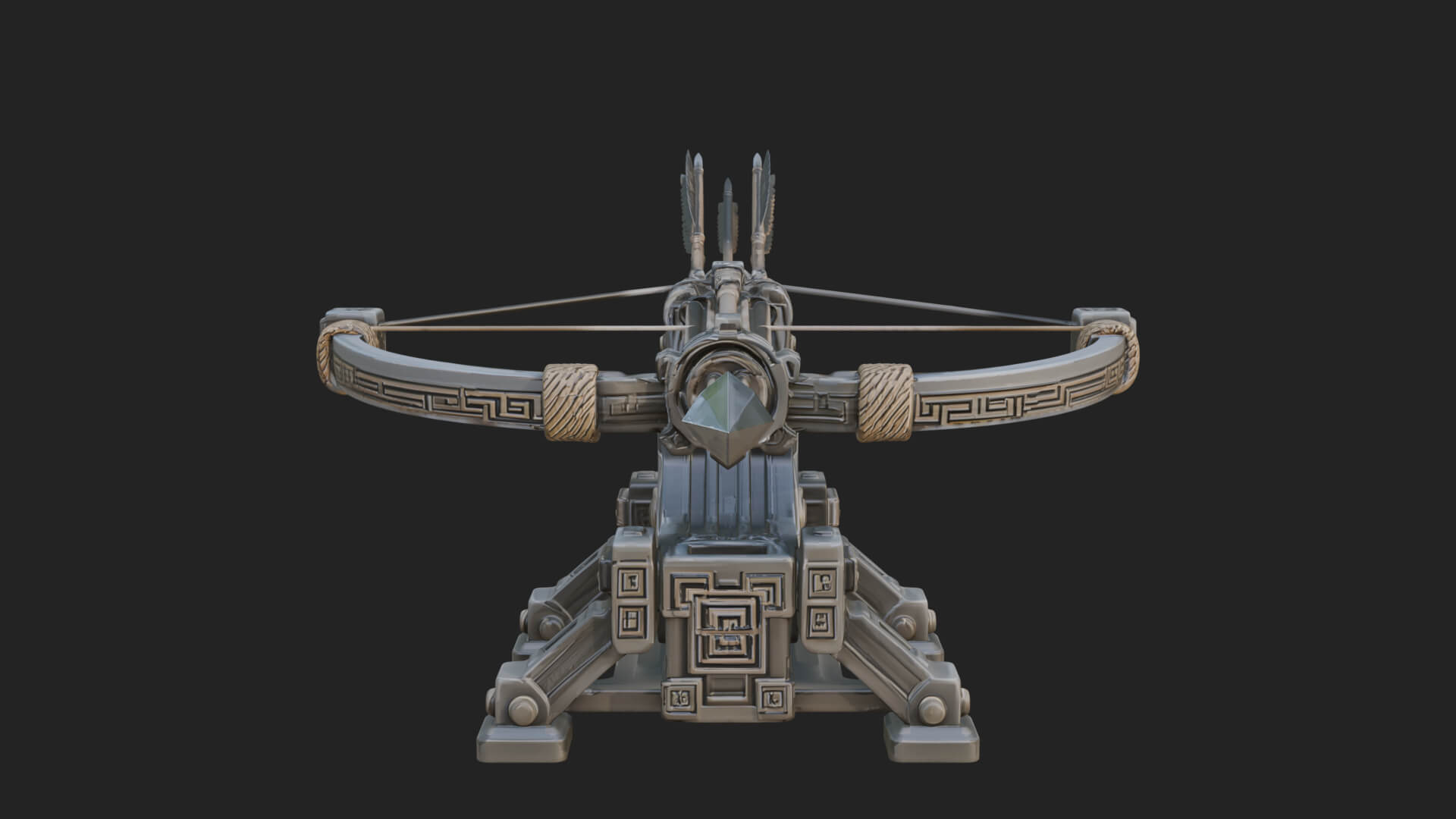 Siege Ballista Model Design 3 3D Print Model 3D Model