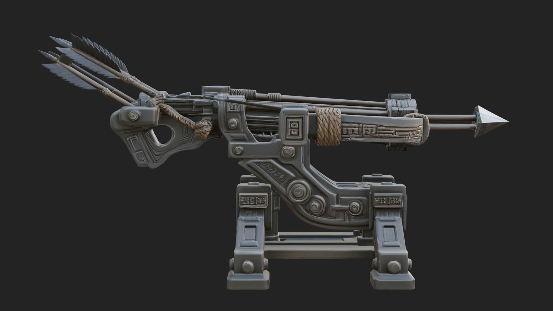 Siege Ballista Model Design 3 3D Print Model 3D Model