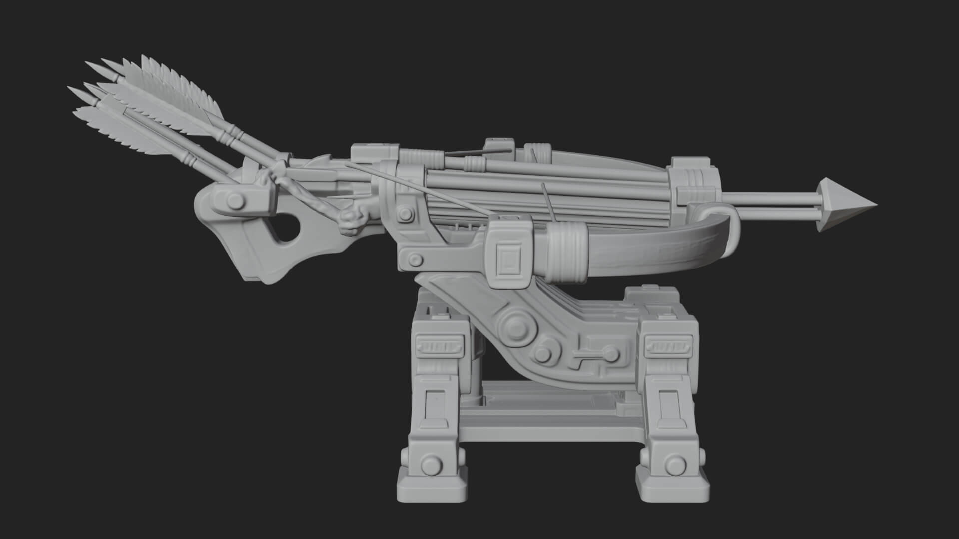 Siege Ballista Model Design 3 3D Print Model 3D Model
