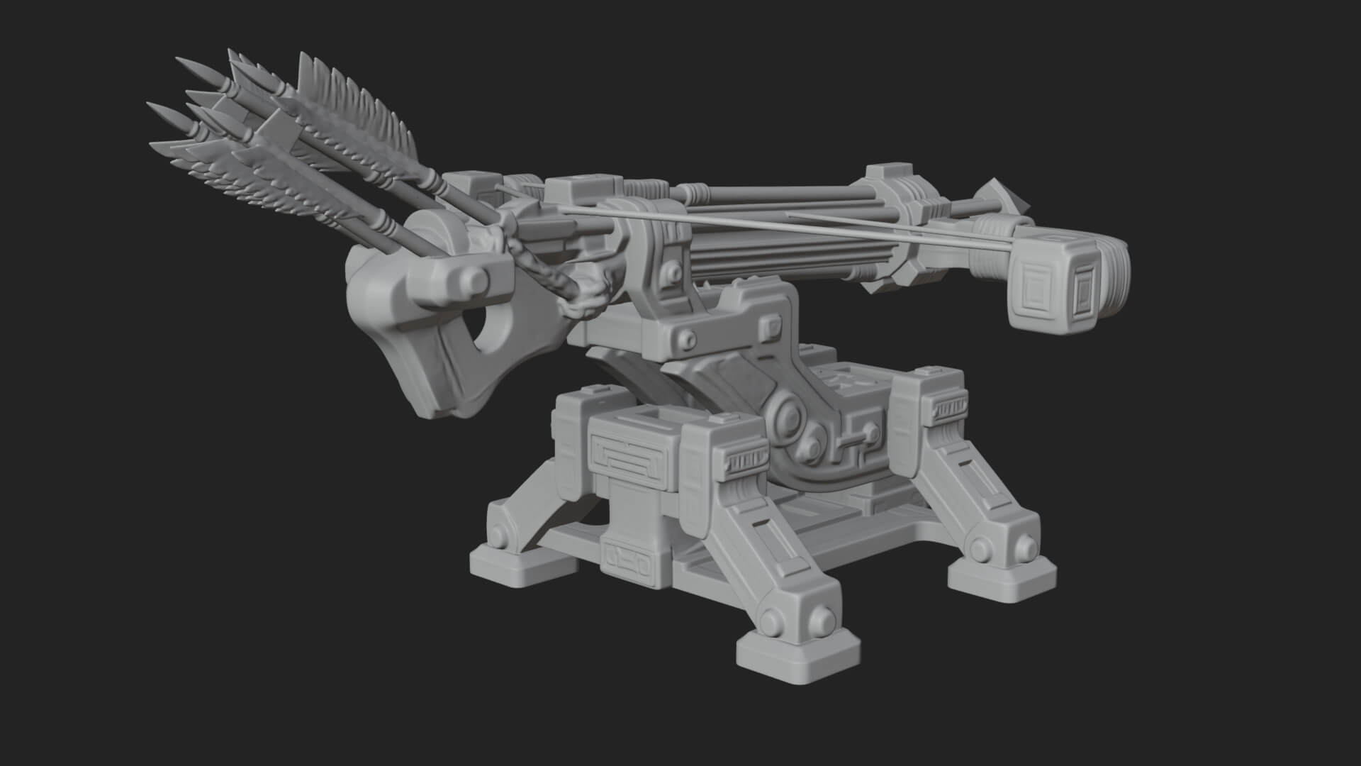 Siege Ballista Model Design 3 3D Print Model 3D Model