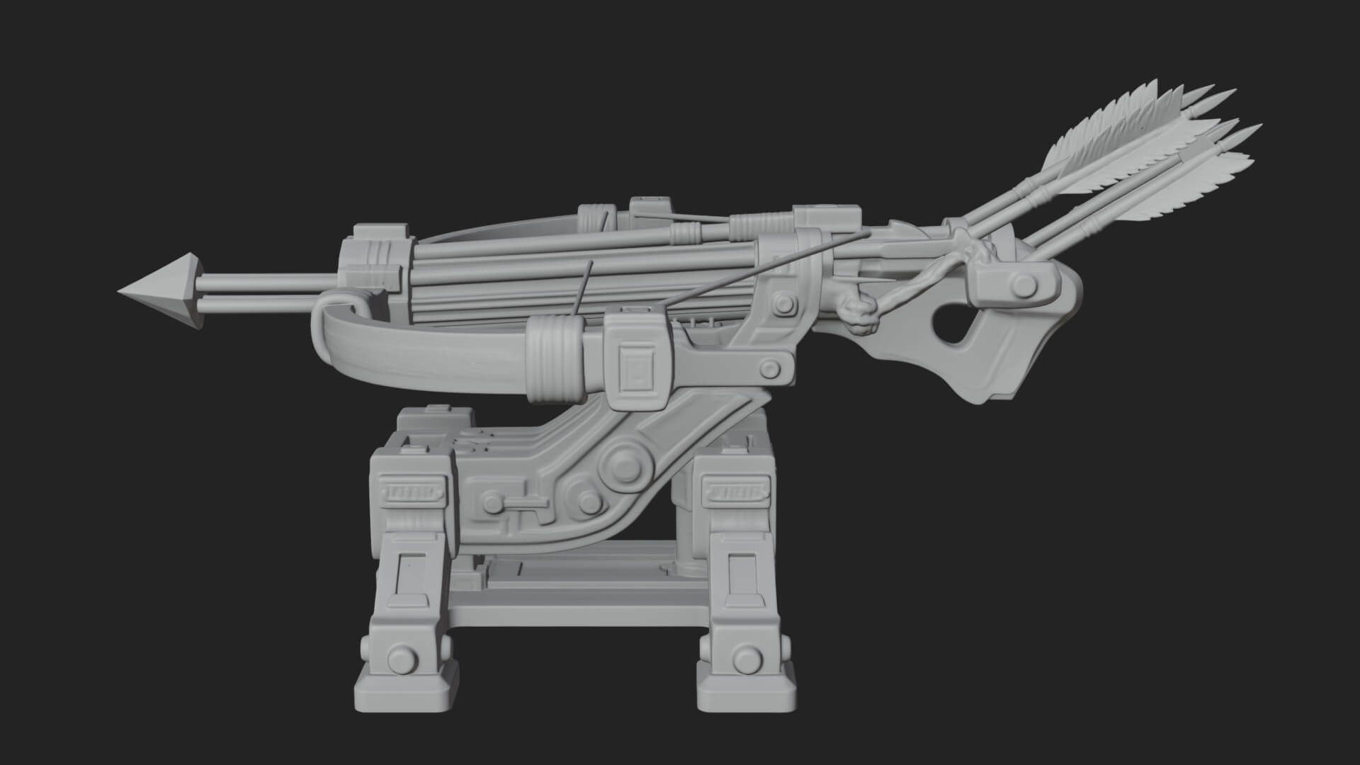 Siege Ballista Model Design 3 3D Print Model 3D Model