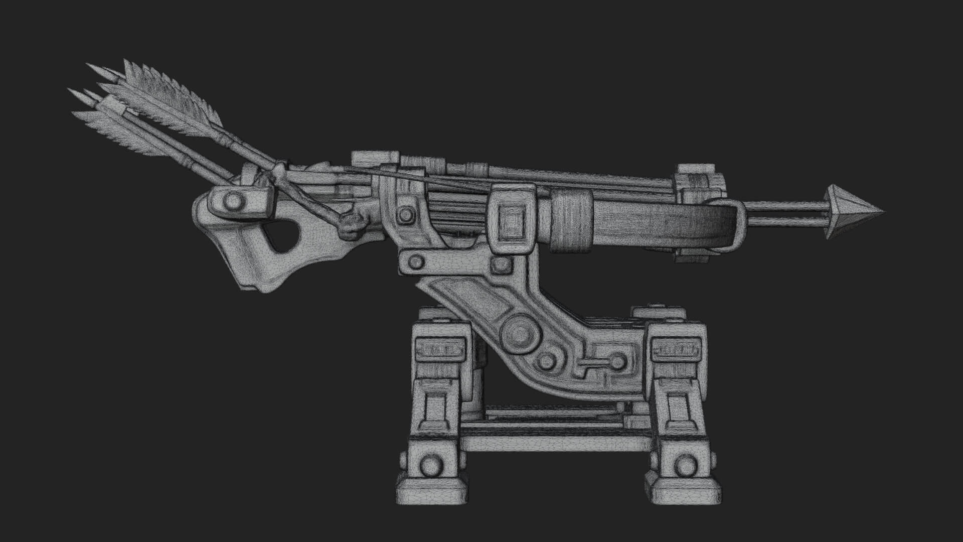 Siege Ballista Model Design 3 3D Print Model 3D Model
