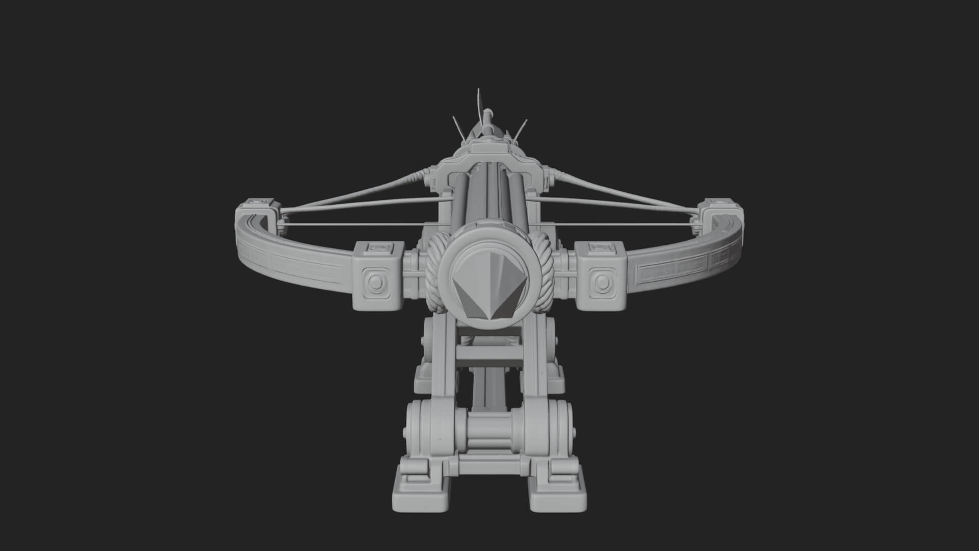 Siege Ballista Model Design 4 3D Print Model 3D Model