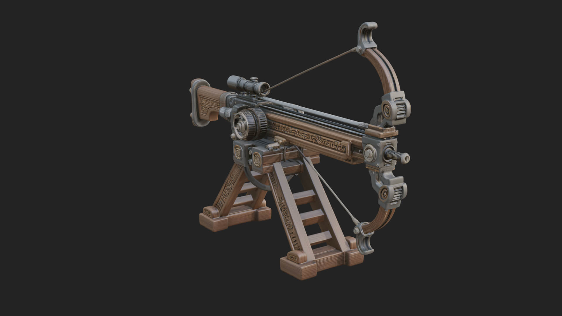 Siege Ballista Model Design 5 3D Print Model 3D Model