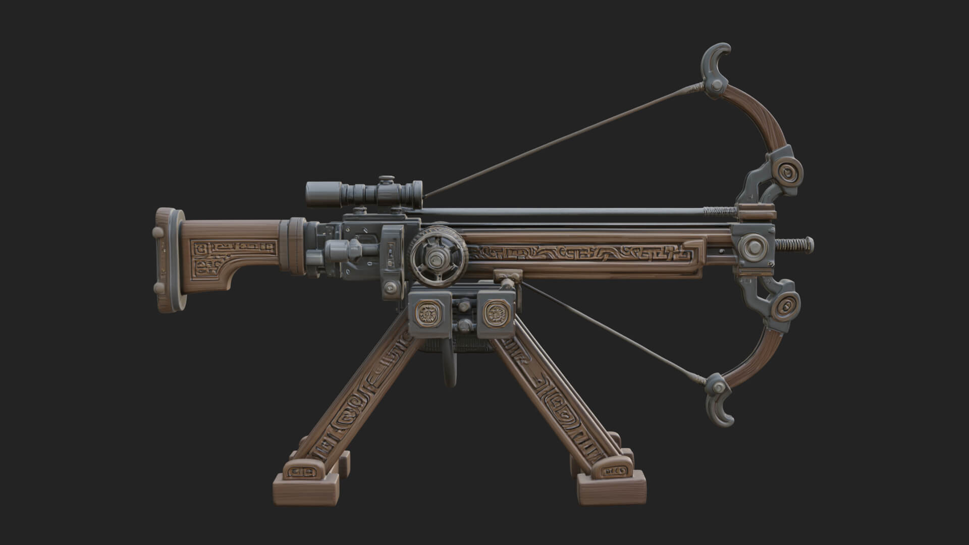Siege Ballista Model Design 5 3D Print Model 3D Model