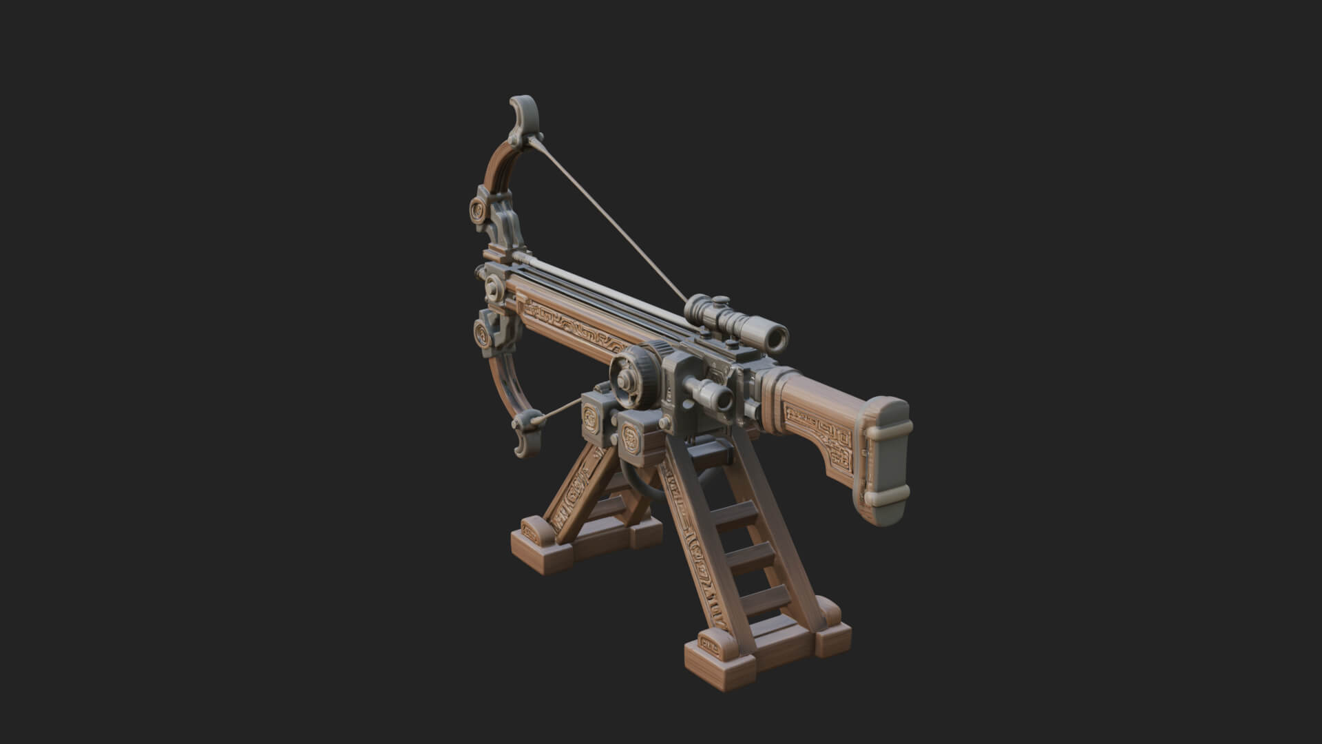 Siege Ballista Model Design 5 3D Print Model 3D Model