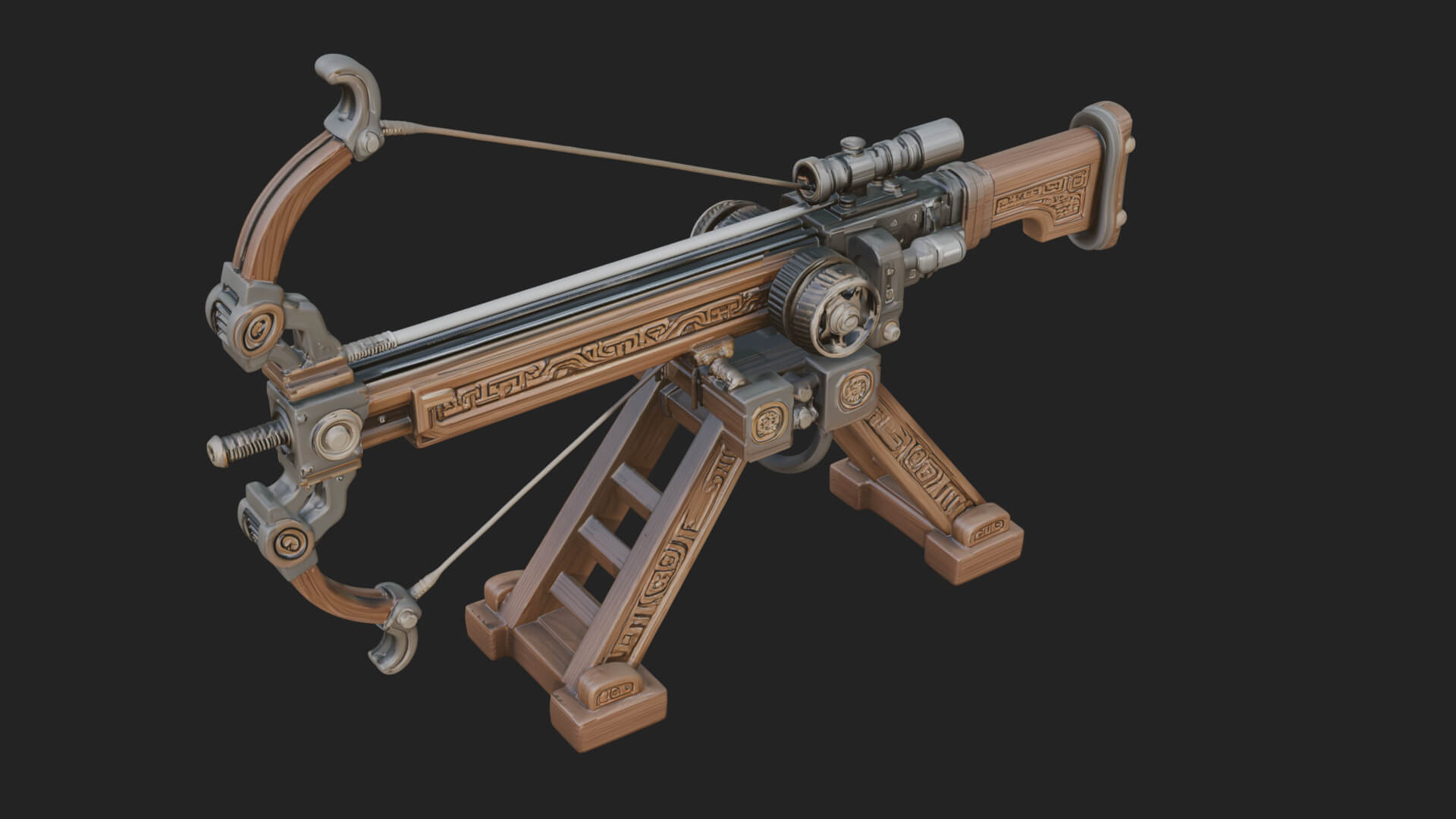 Siege Ballista Model Design 5 3D Print Model 3D Model