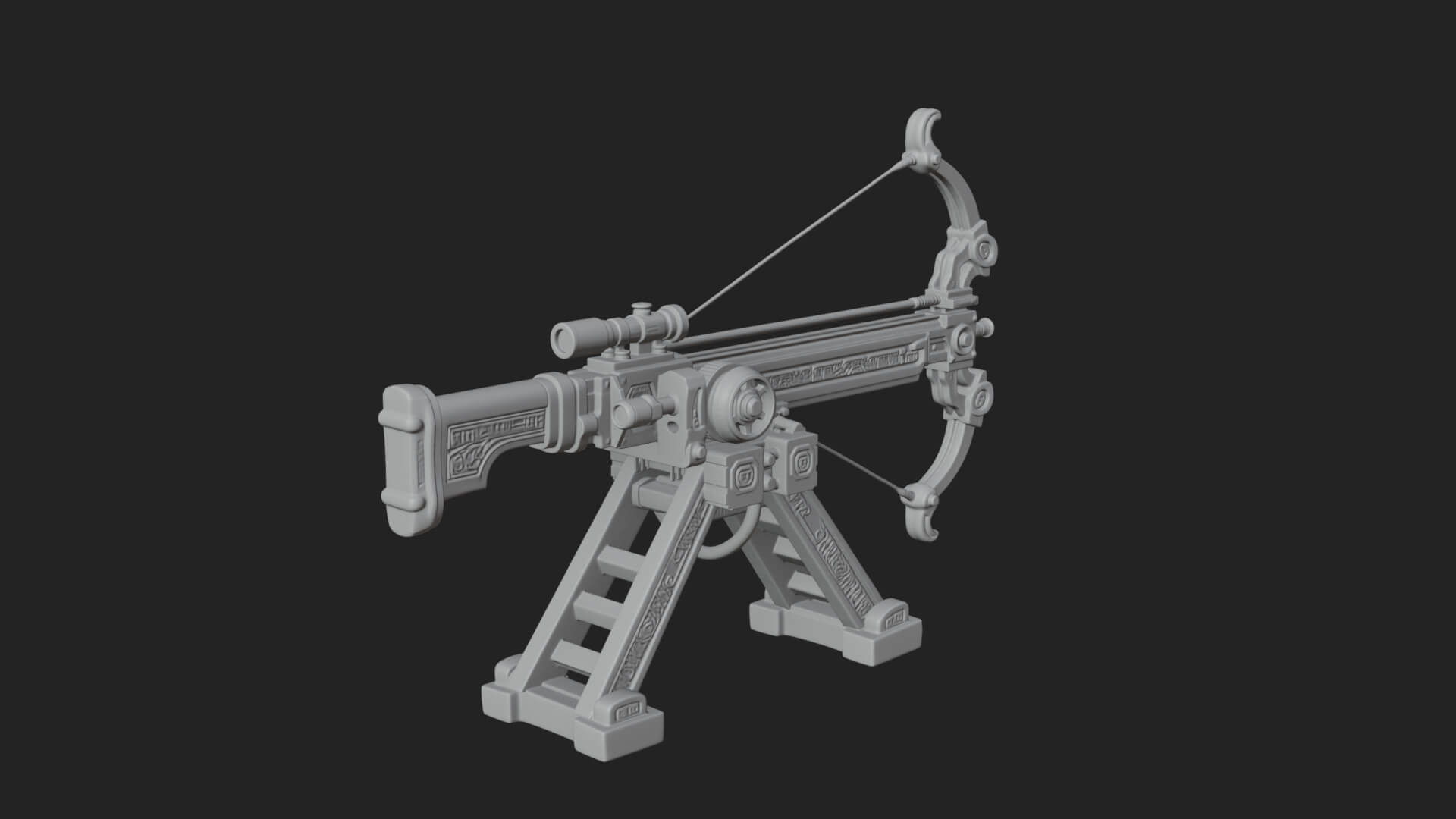 Siege Ballista Model Design 5 3D Print Model 3D Model