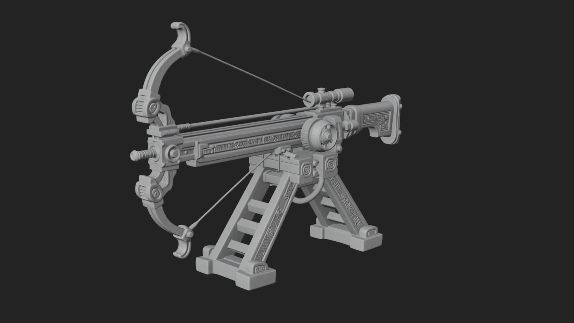 Siege Ballista Model Design 5 3D Print Model 3D Model
