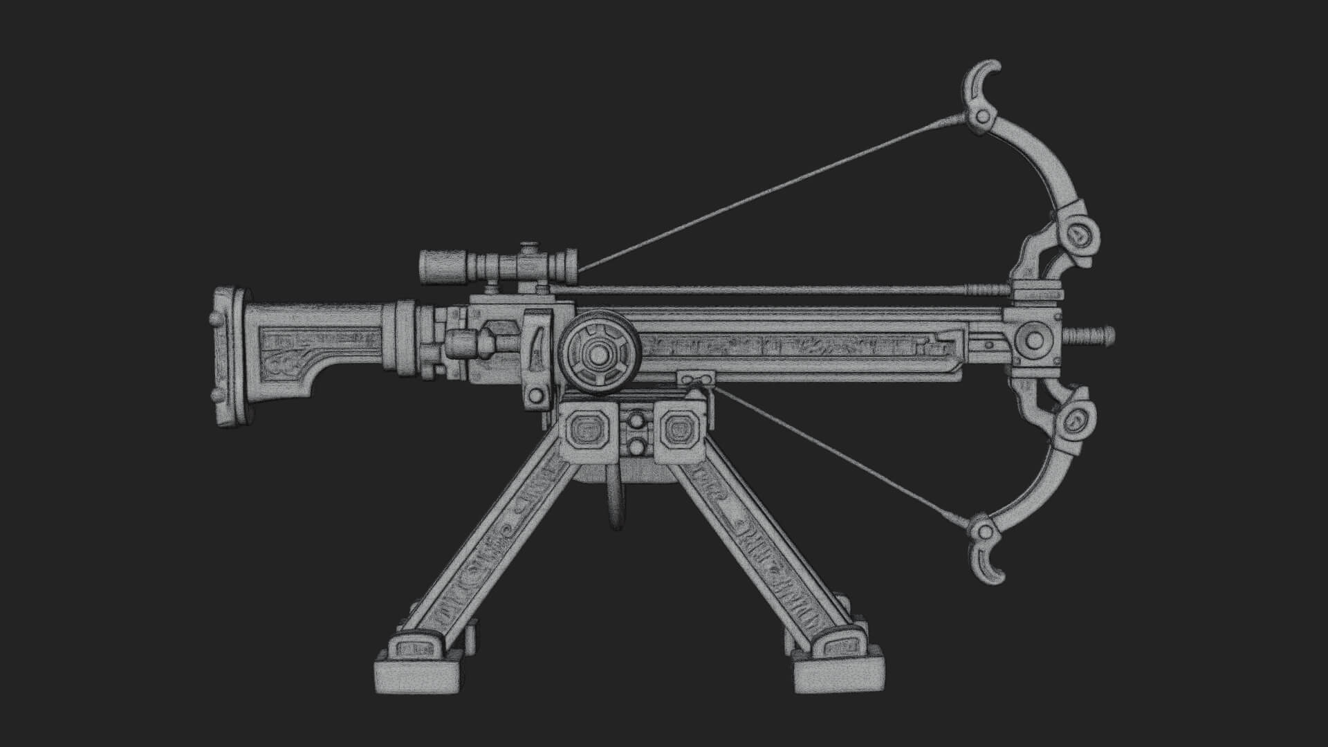 Siege Ballista Model Design 5 3D Print Model 3D Model